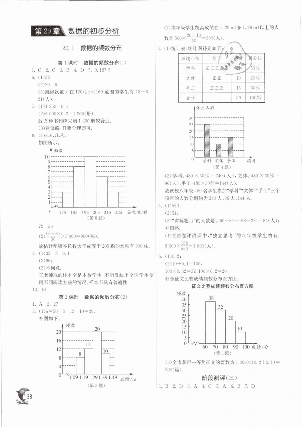 2019年實(shí)驗(yàn)班提優(yōu)訓(xùn)練八年級數(shù)學(xué)下冊滬科版 第38頁