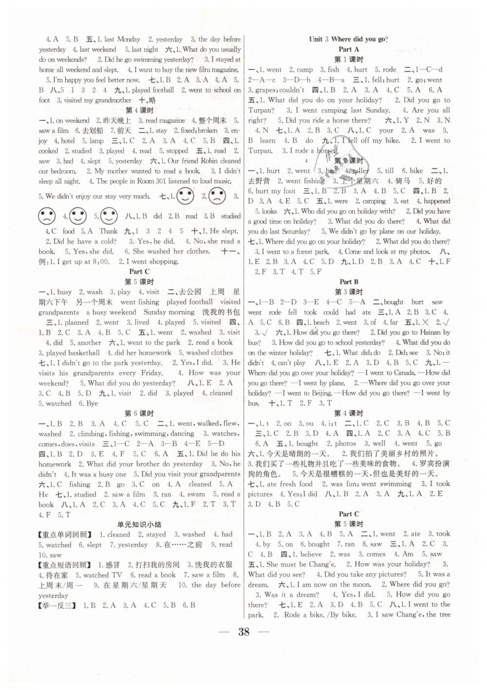 2019年贏在課堂課時(shí)作業(yè)六年級(jí)英語(yǔ)下冊(cè)人教版 第2頁(yè)