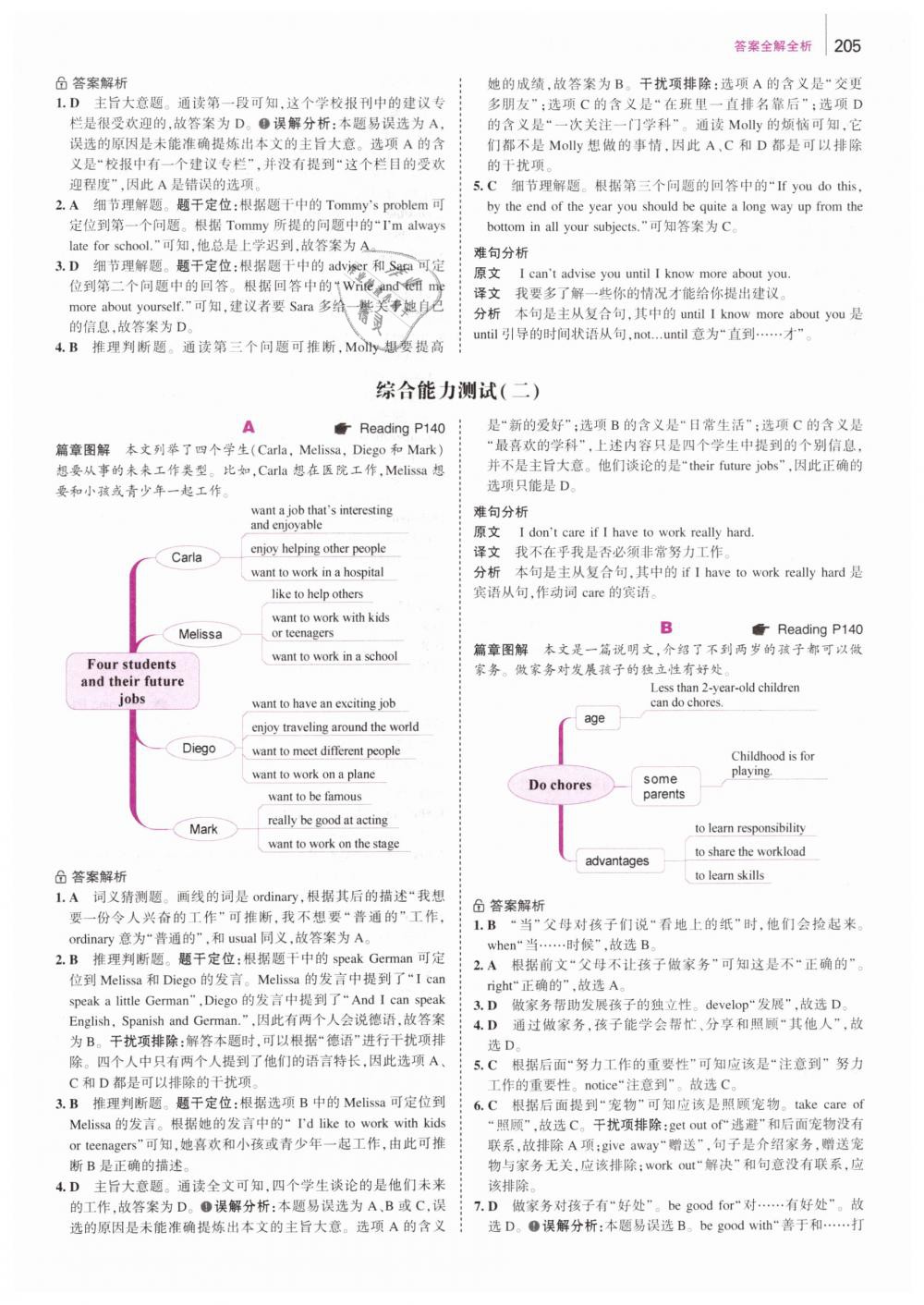 2019年53English英語完形填空與閱讀理解八年級 第63頁