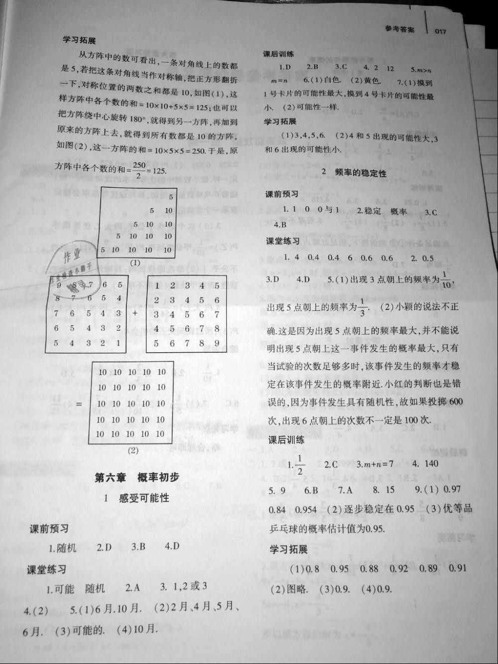 2019年基礎(chǔ)訓(xùn)練七年級(jí)數(shù)學(xué)下冊(cè)北師大版大象出版社 第17頁(yè)