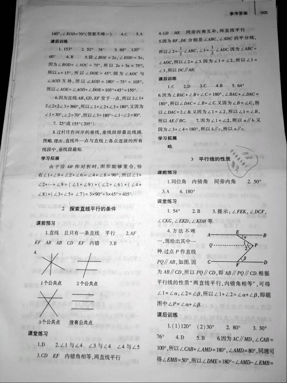 2019年基础训练七年级数学下册北师大版大象出版社 第5页