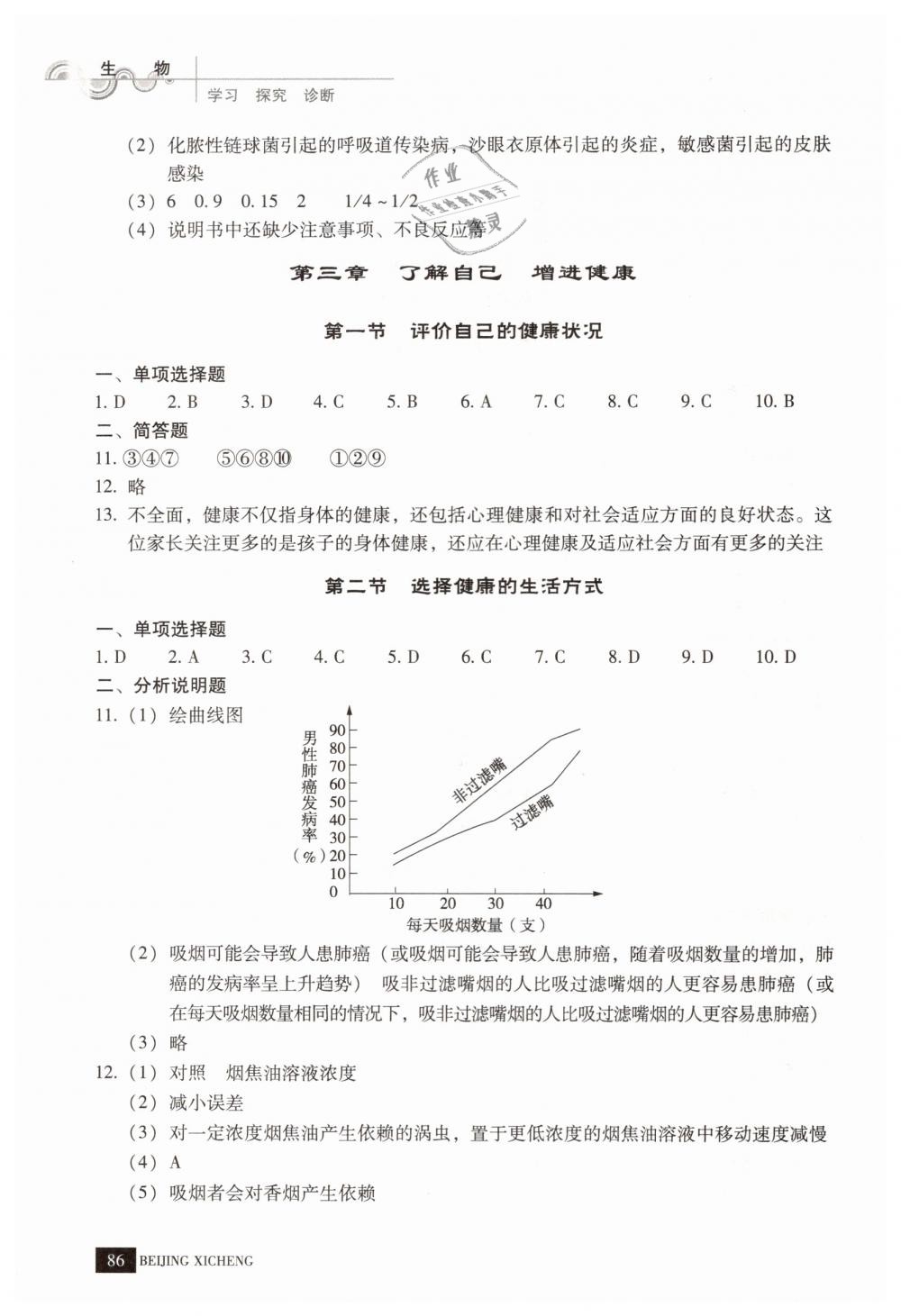 2019年学习探究诊断八年级生物下册人教版 第7页