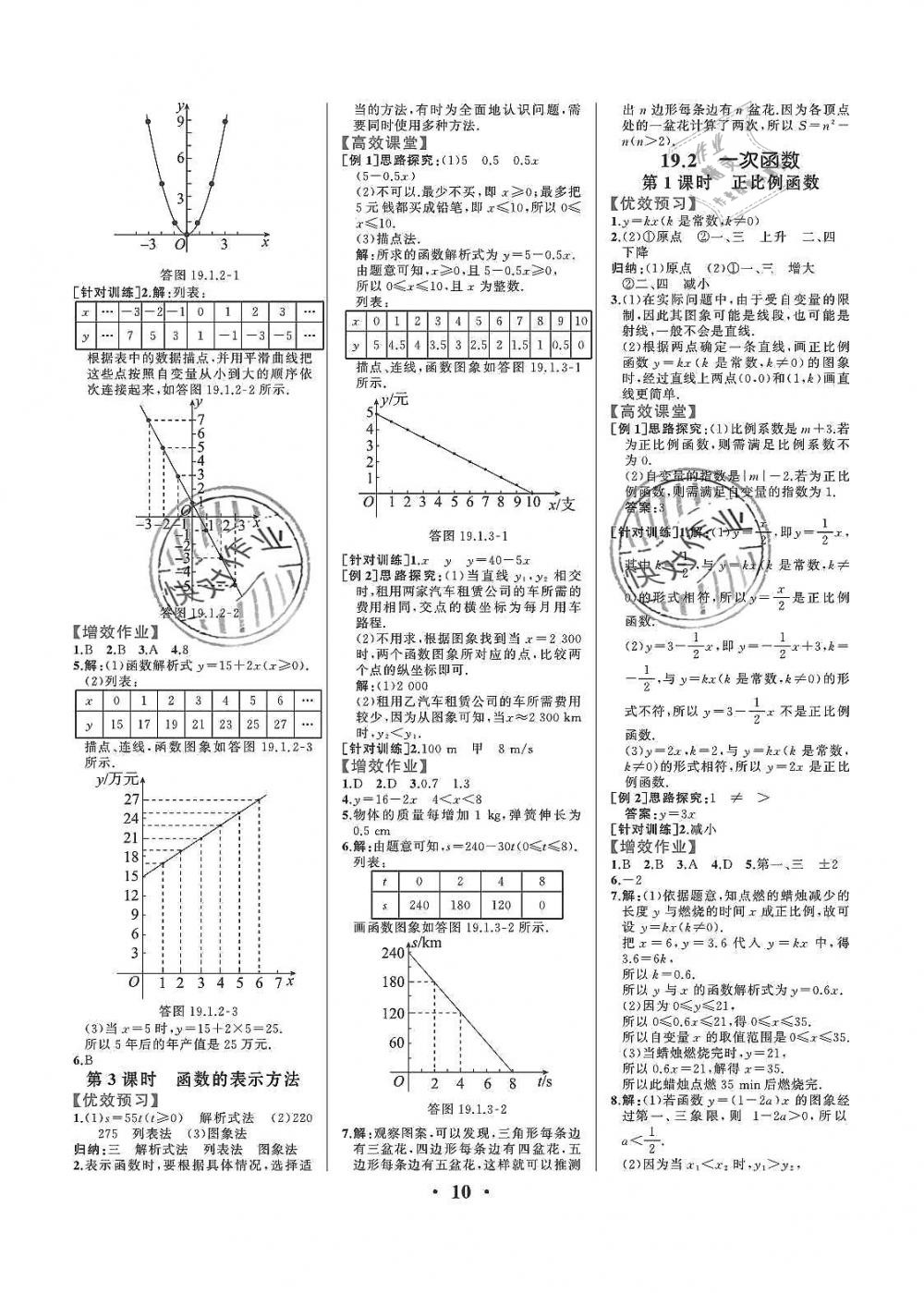 2019年人教金学典同步解析与测评八年级数学下册人教版重庆专版 第10页