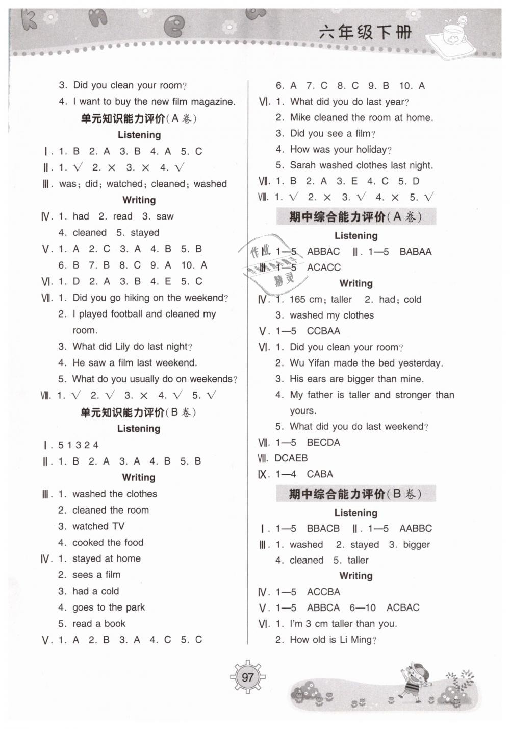 2019年同步學(xué)習(xí)六年級(jí)英語下冊(cè)人教版青島出版社 第2頁