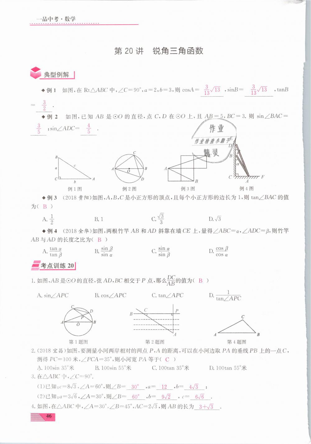 2019年新動(dòng)力一品中考數(shù)學(xué)螺旋復(fù)習(xí)法 第46頁(yè)