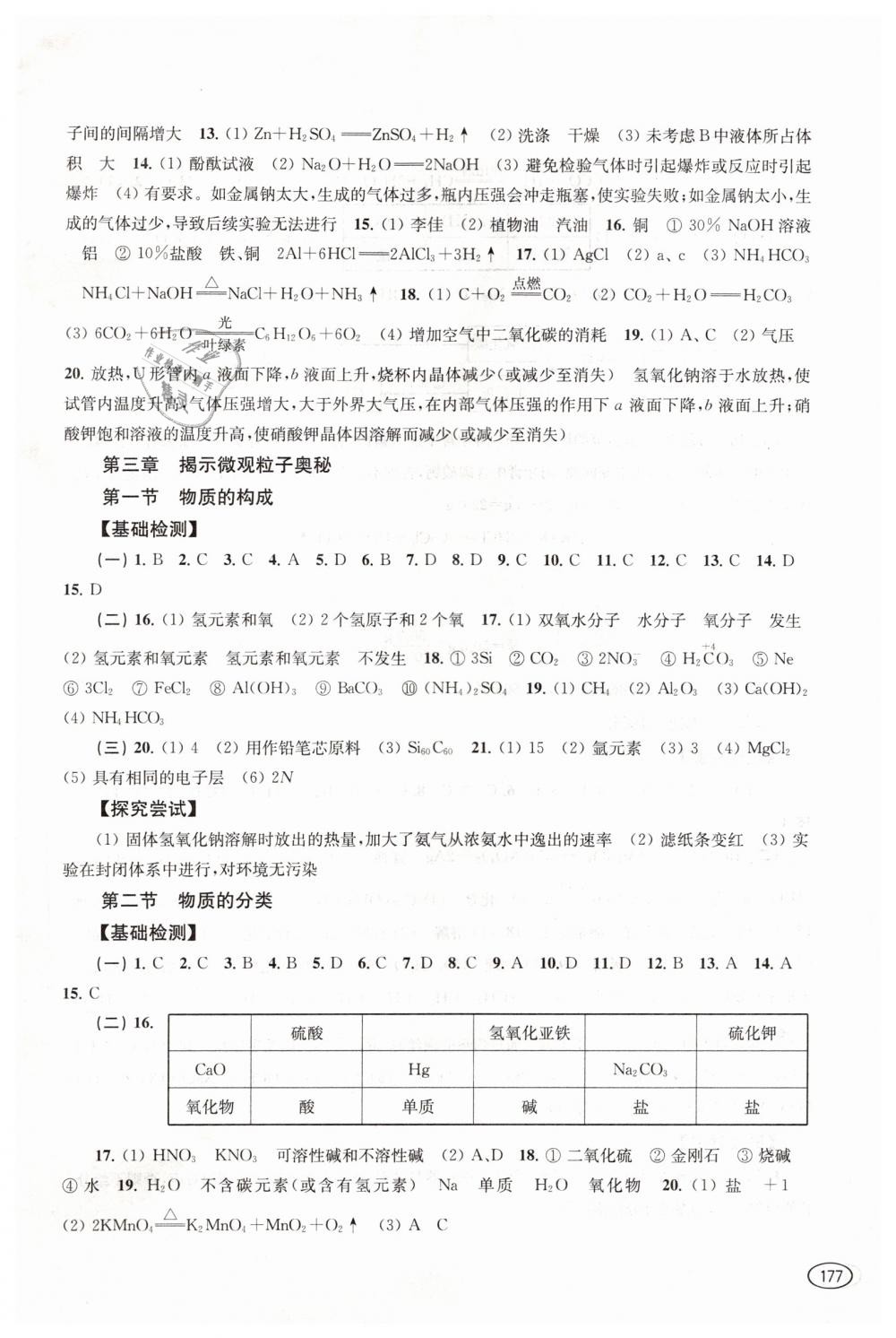 2019年新课程初中学习能力自测丛书化学 第5页