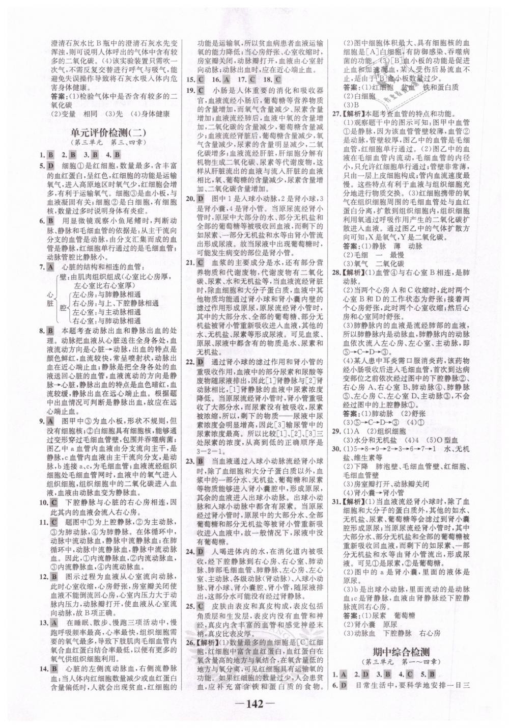 2019年世紀(jì)金榜金榜學(xué)案七年級生物下冊濟(jì)南版 第18頁