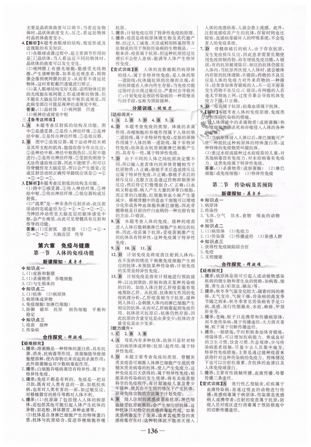 2019年世紀(jì)金榜金榜學(xué)案七年級生物下冊濟(jì)南版 第12頁