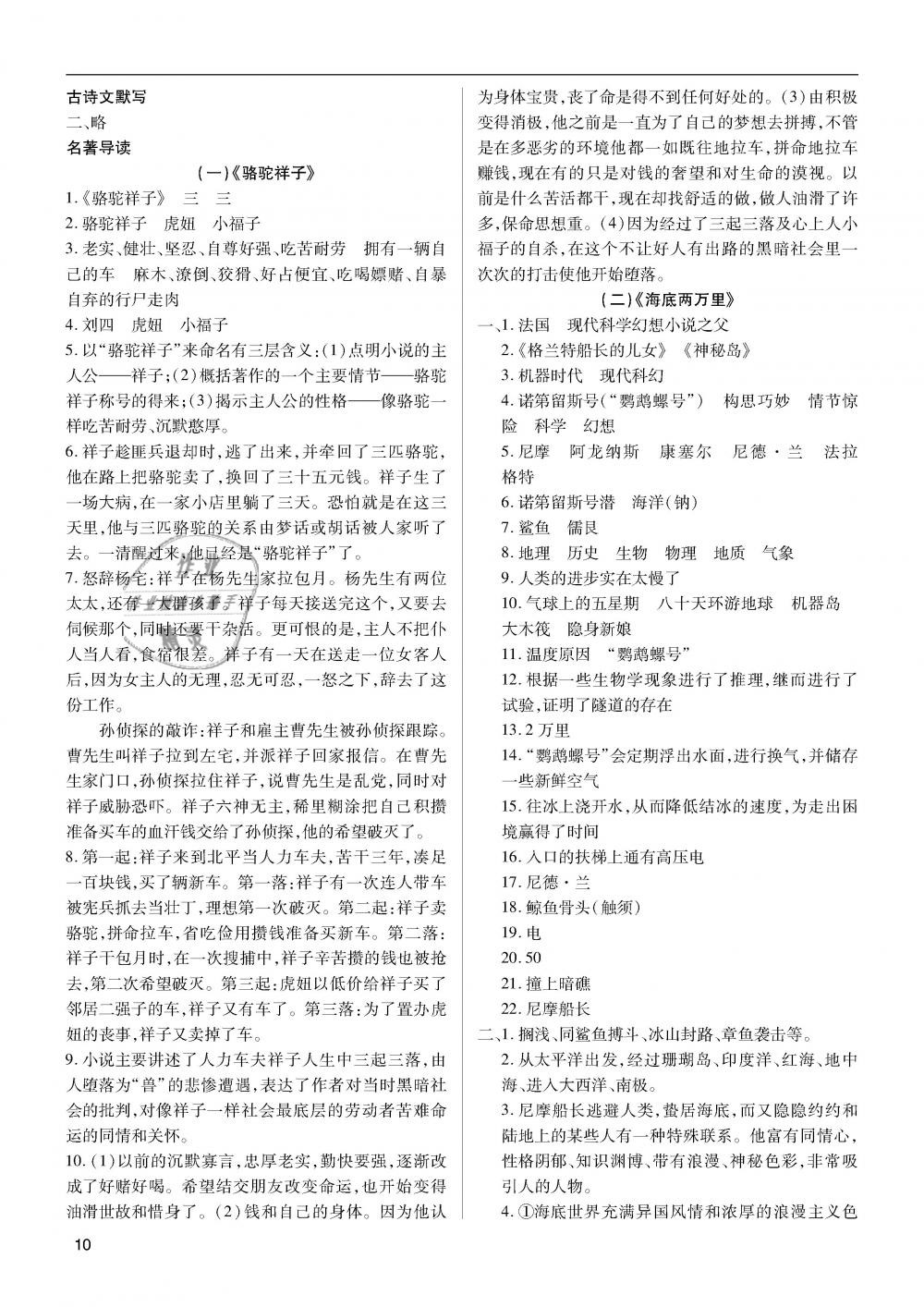 2019年蓉城学堂中考总复习点击与突破语文 第10页