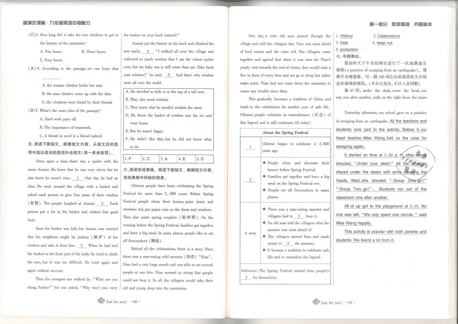 2019年蓉城优课堂给力A加九年级英语中考总复习人教版 第46页