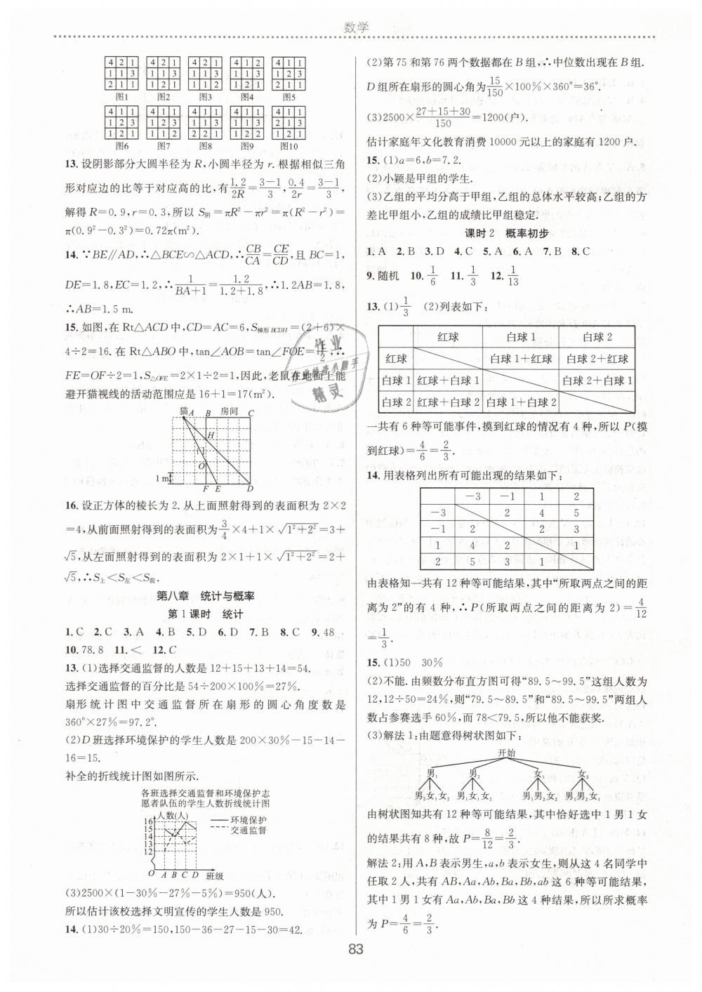 2019年初中畢業(yè)綜合練習(xí)冊(cè)數(shù)學(xué) 第43頁