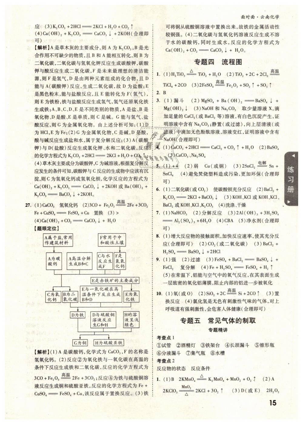 2019年云南中考面对面九年级化学 第15页