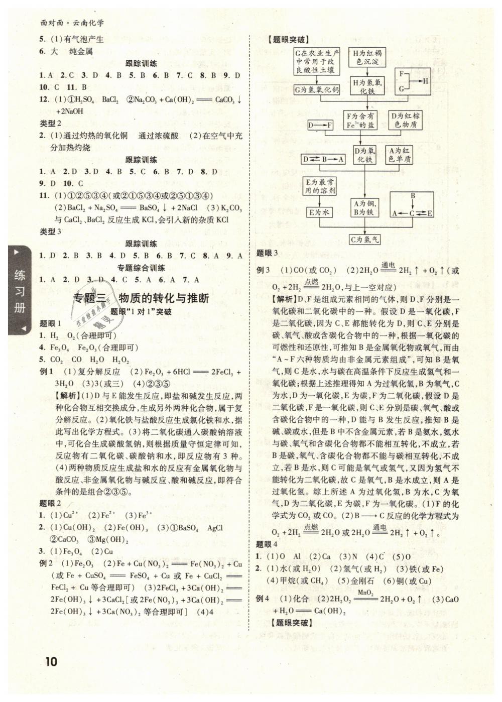 2019年云南中考面对面九年级化学 第10页