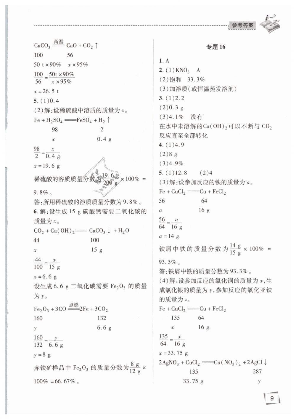 2019年初中畢業(yè)升學(xué)復(fù)習(xí)指導(dǎo)化學(xué)魯教版 第9頁