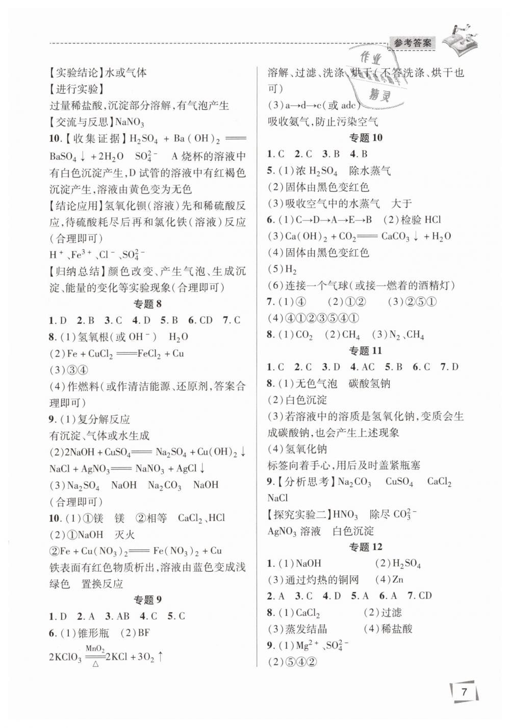 2019年初中畢業(yè)升學復習指導化學魯教版 第7頁