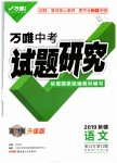 2019年萬唯教育中考試題研究九年級(jí)語文新疆專版