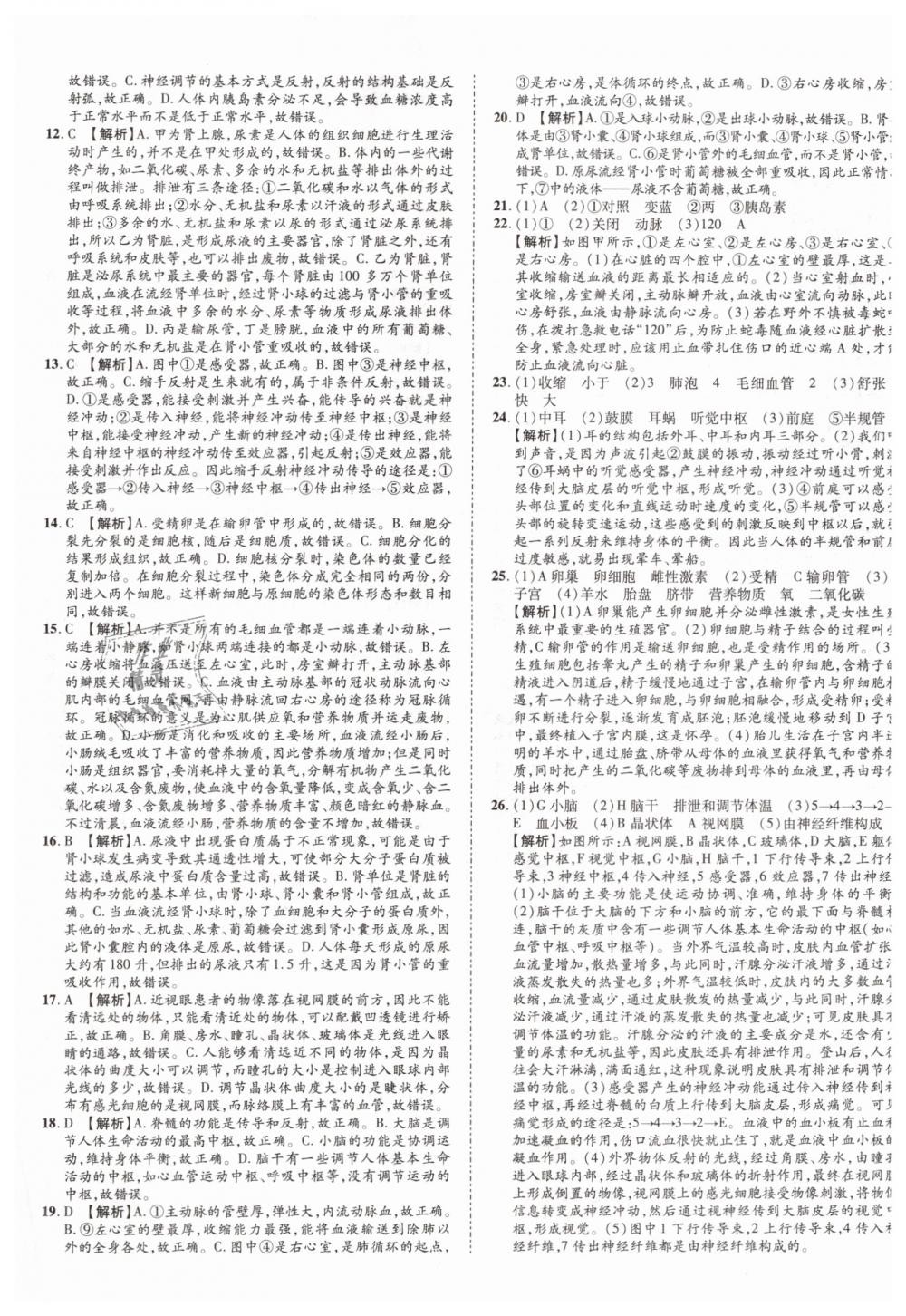 2019年中考加速度九年级生物 第45页