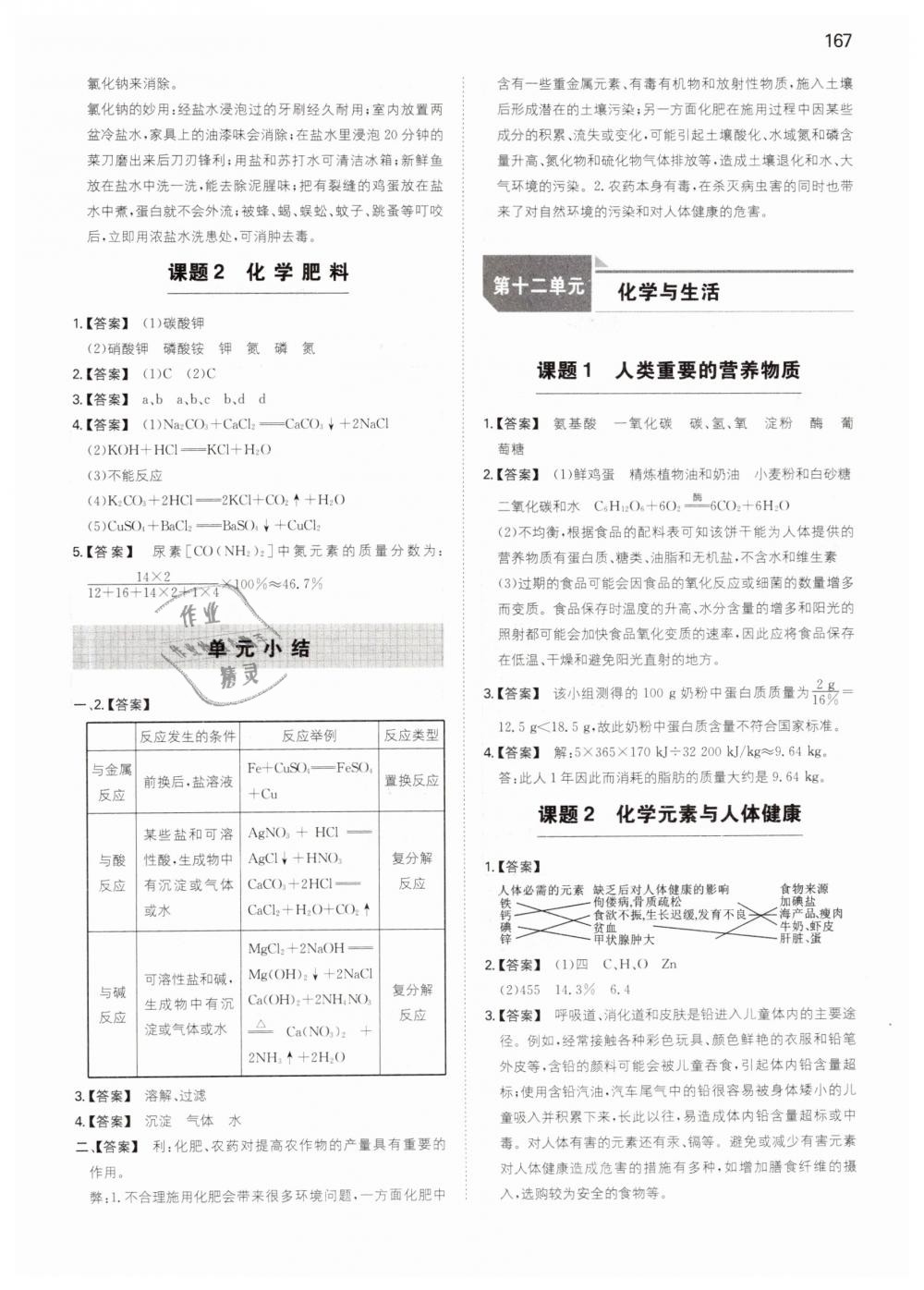 2019年一本九年級初中化學(xué)下冊人教版 第47頁