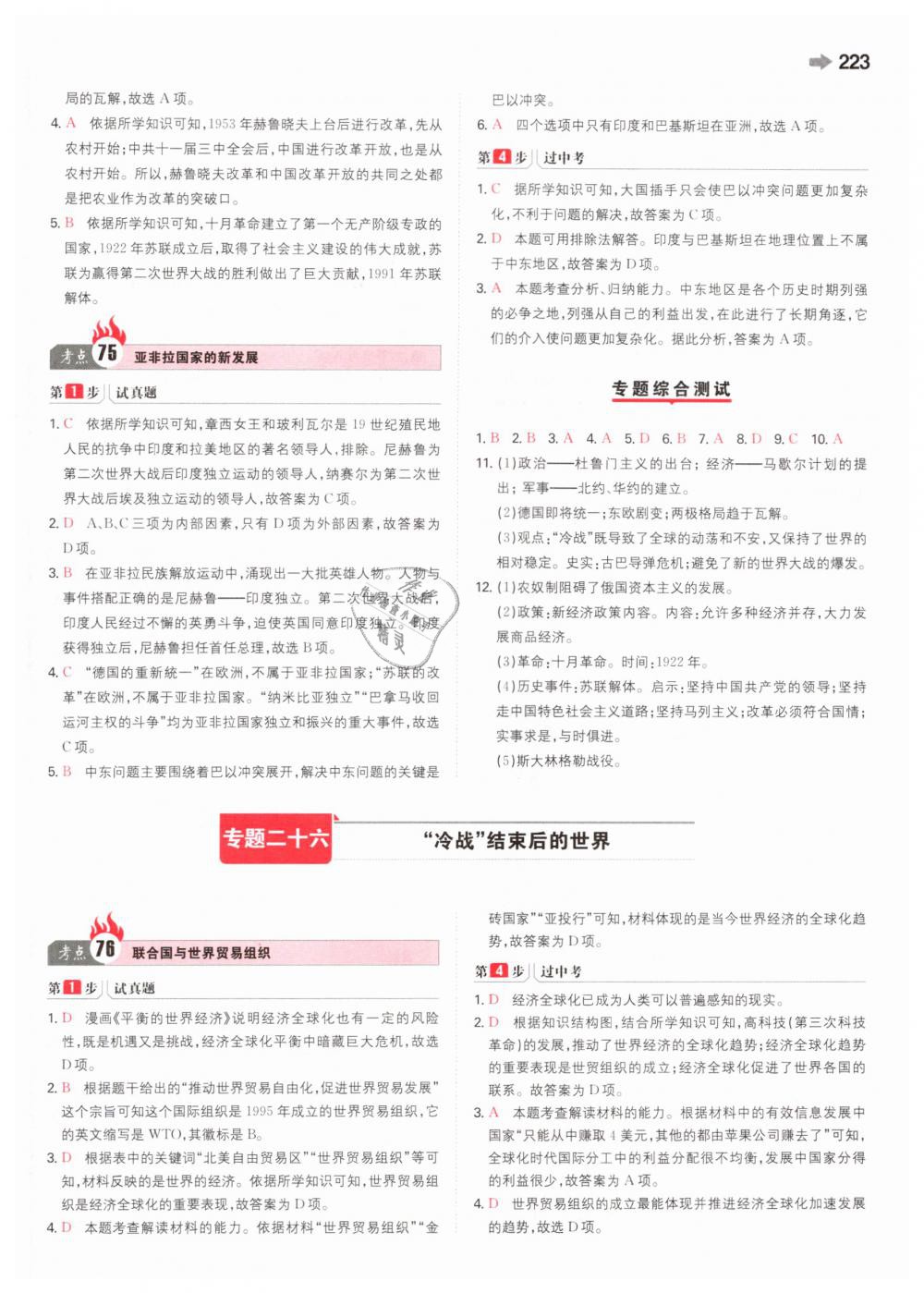 2019年一本中考?xì)v史新課標(biāo)版 第39頁