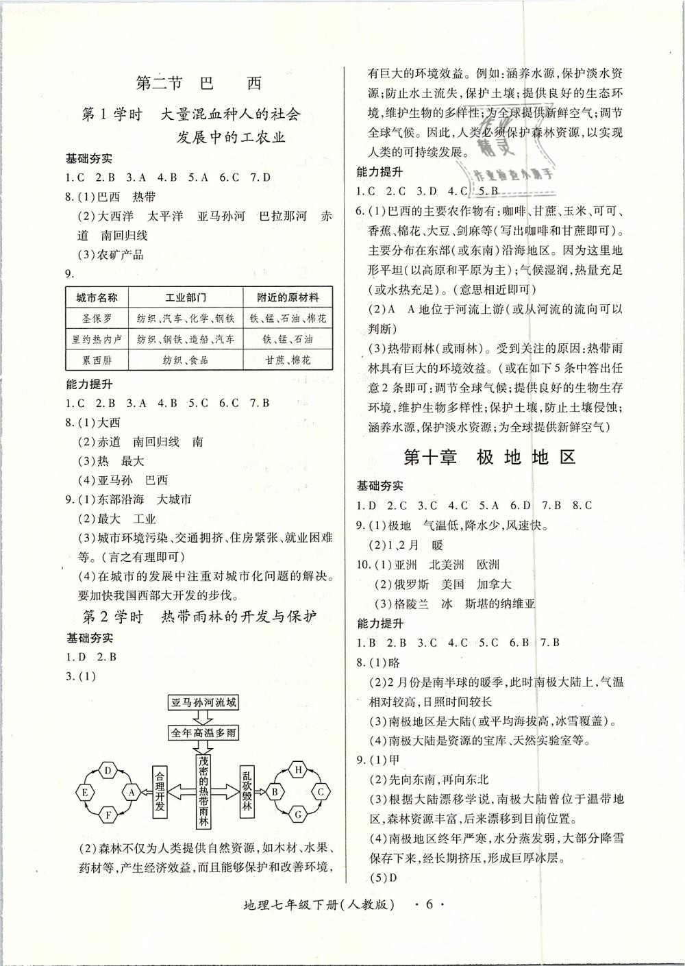 2019年一課一案創(chuàng)新導學七年級地理下冊人教版 第11頁