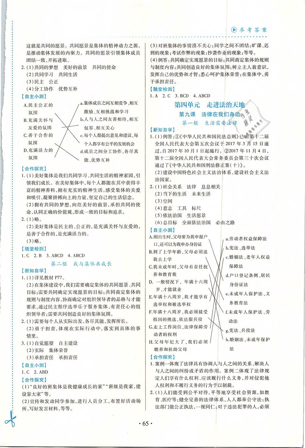 2019年一課一案創(chuàng)新導學七年級道德與法治下冊人教版 第5頁