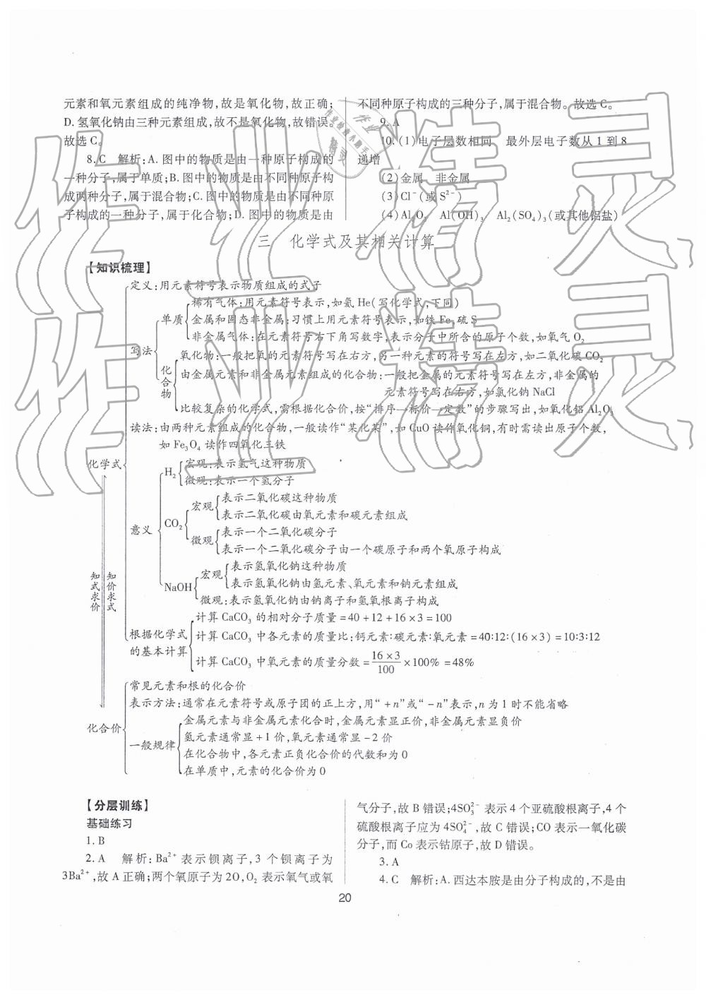 2019年山西省中考指導(dǎo)化學(xué) 第20頁