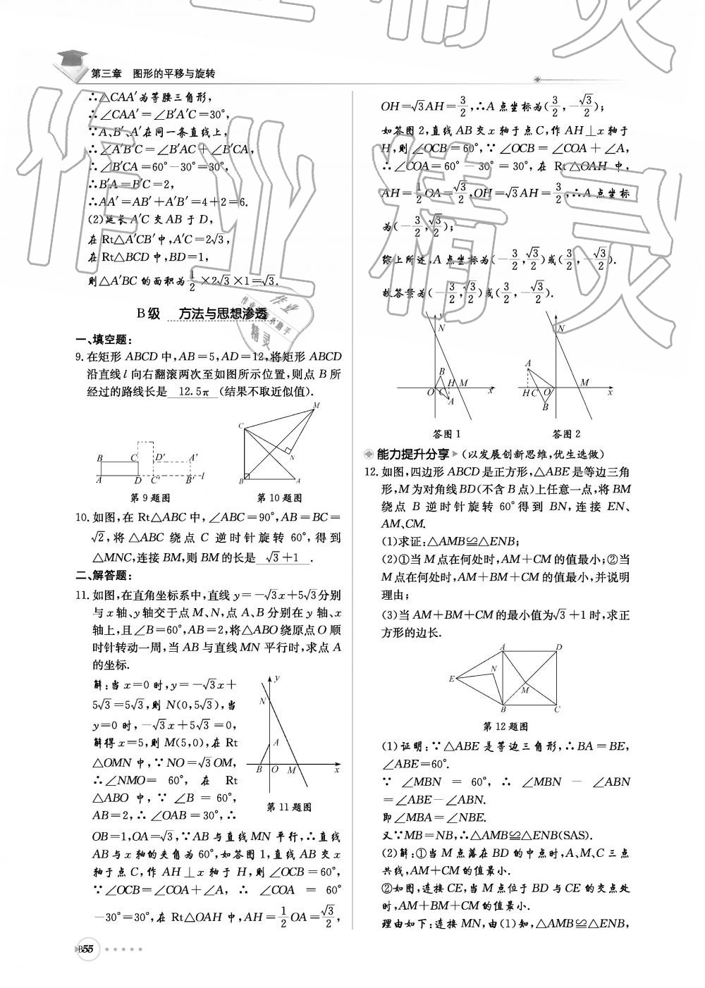 2019年初中数学每日核心导学八年级下册北师大版 第216页