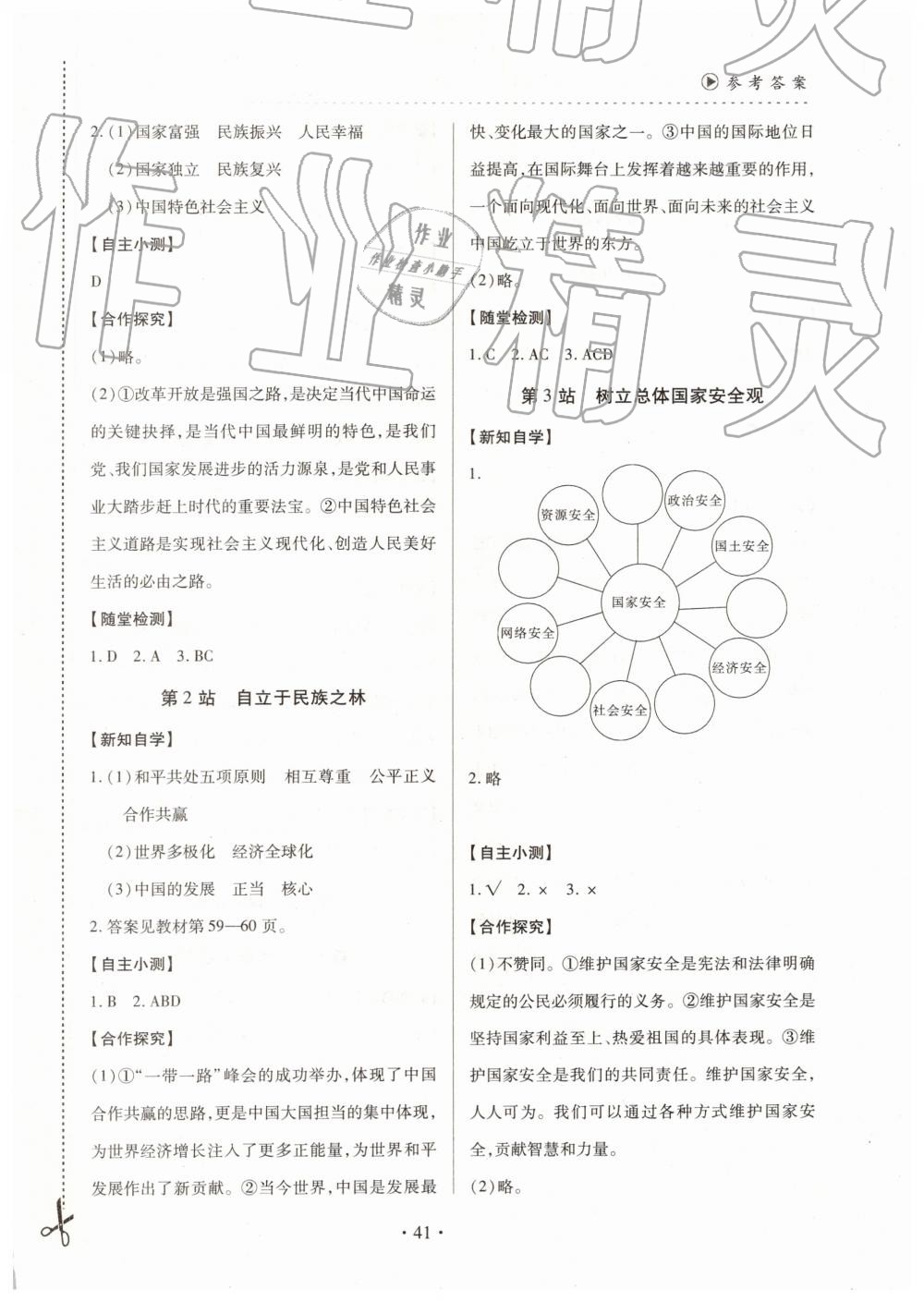 2019年一課一案創(chuàng)新導學九年級道德與法治下冊北師大版 第11頁