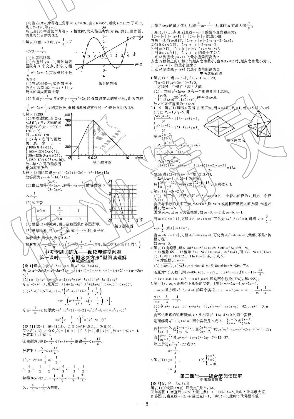 2019年巔峰對(duì)決第二輪復(fù)習(xí)數(shù)學(xué) 第5頁