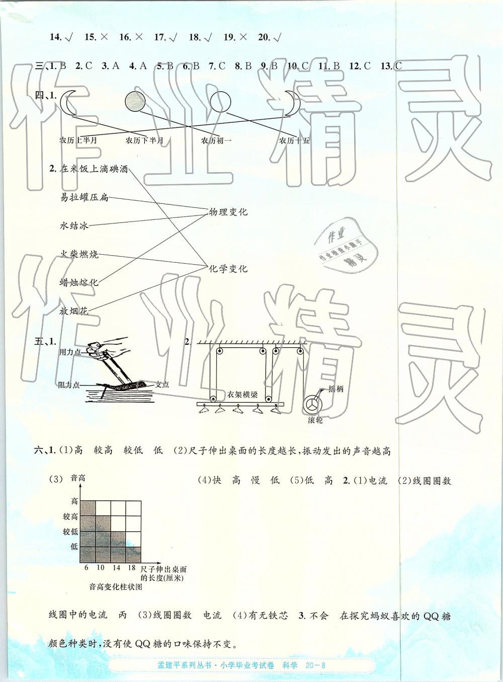 2019年孟建平小學(xué)科學(xué)畢業(yè)考試卷 第8頁