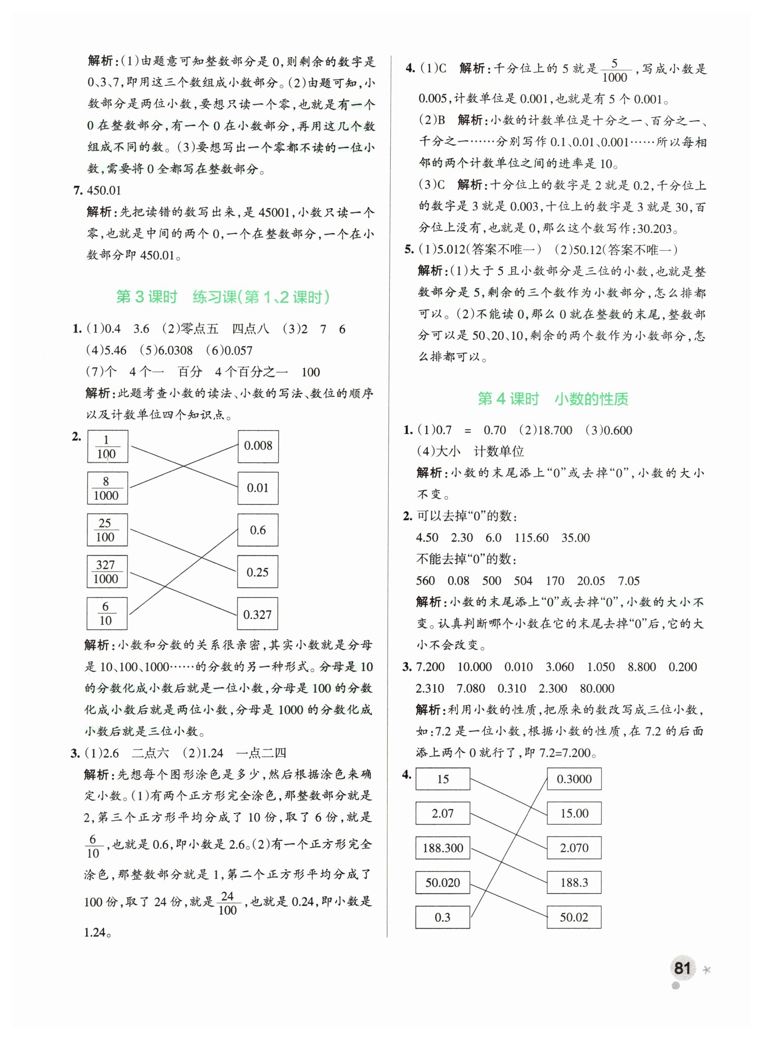 2019年小學(xué)學(xué)霸作業(yè)本四年級(jí)數(shù)學(xué)下冊(cè)人教版 第13頁