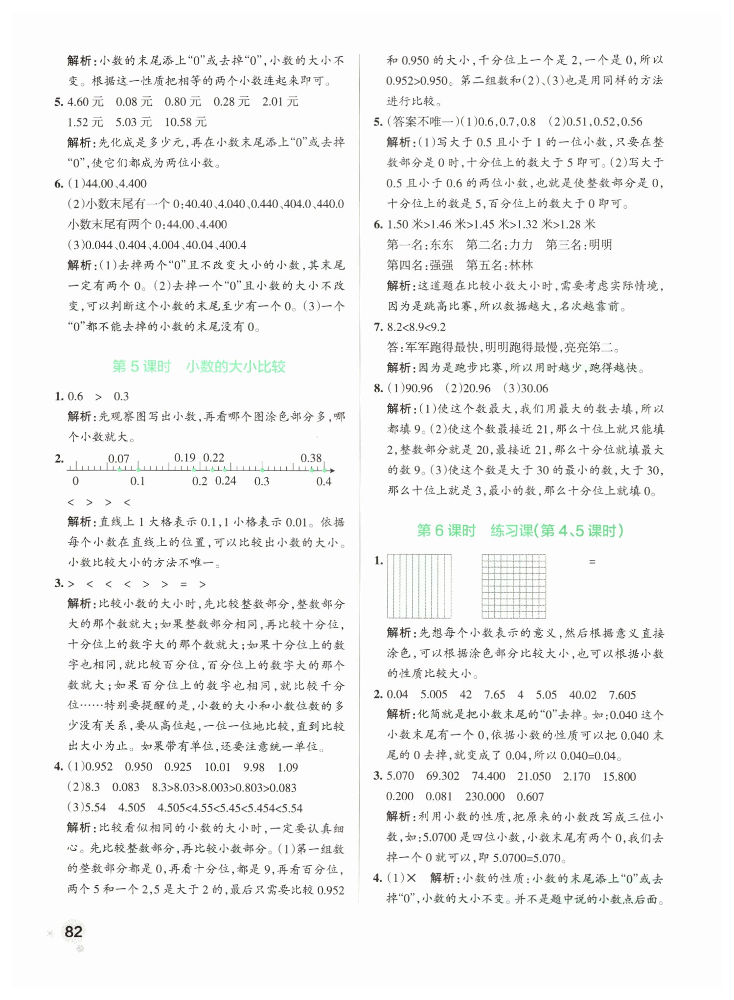 2019年小學(xué)學(xué)霸作業(yè)本四年級(jí)數(shù)學(xué)下冊(cè)人教版 第14頁(yè)