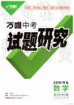 2019年萬唯中考試題研究數(shù)學(xué)河北專版