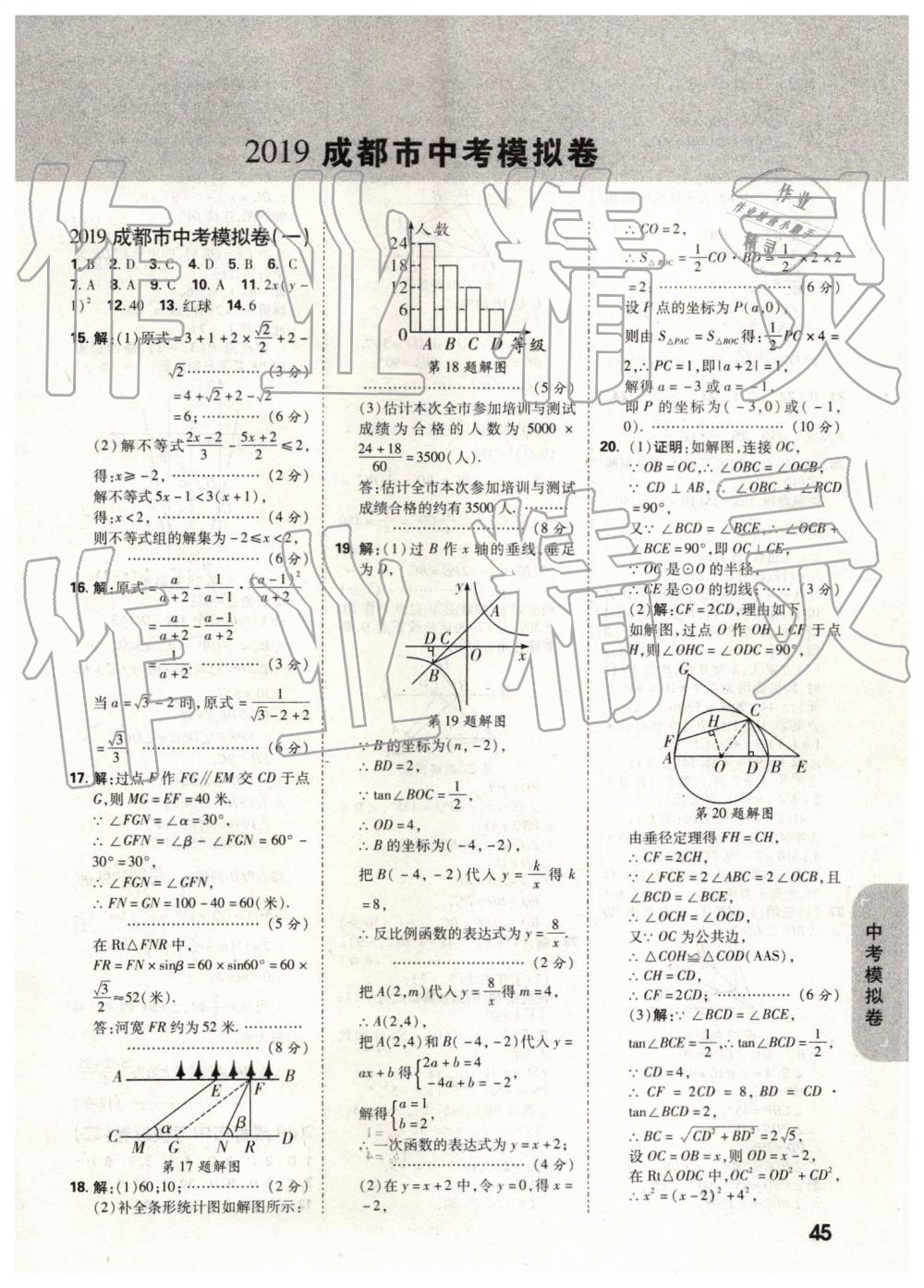 2019年萬唯中考試題研究數(shù)學(xué)成都專版 第45頁(yè)