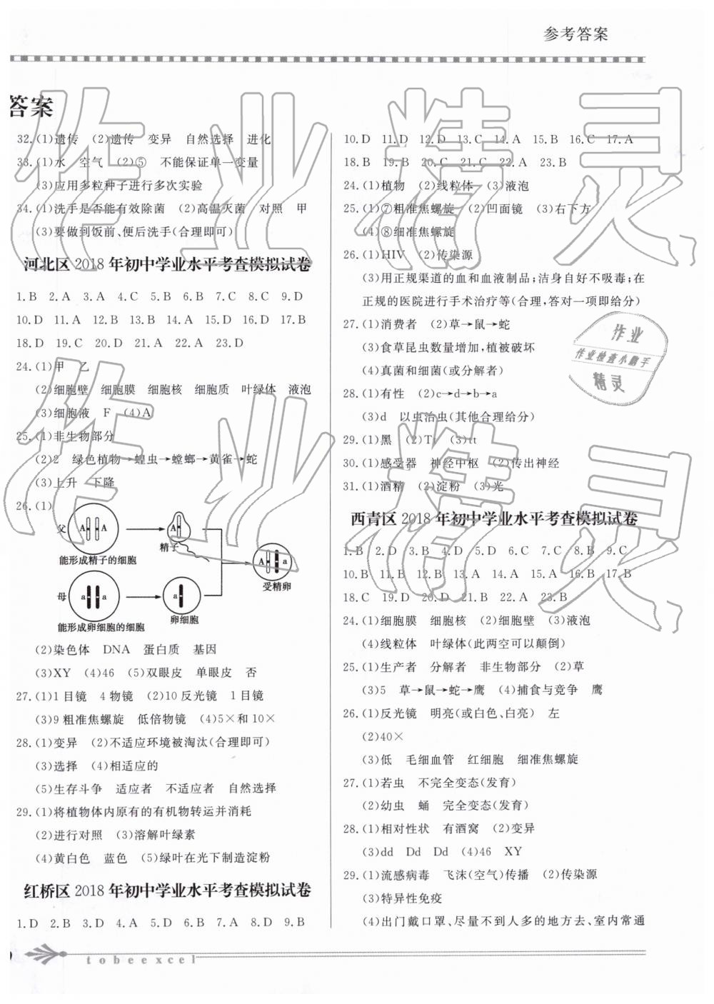 2019年初中学业水平考查生物 第6页