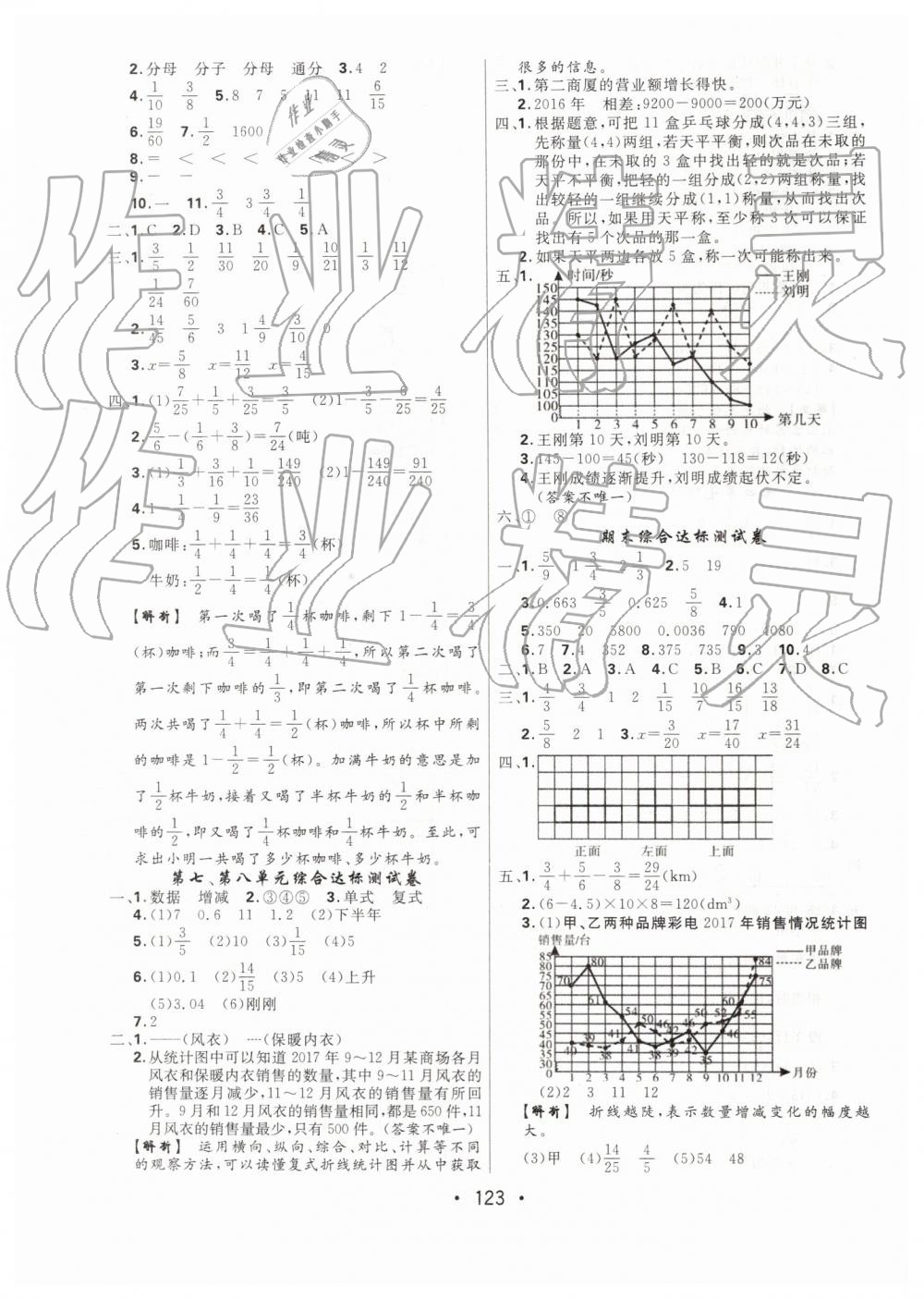 2019年核心課堂五年級數(shù)學下冊人教版福建專版 第11頁