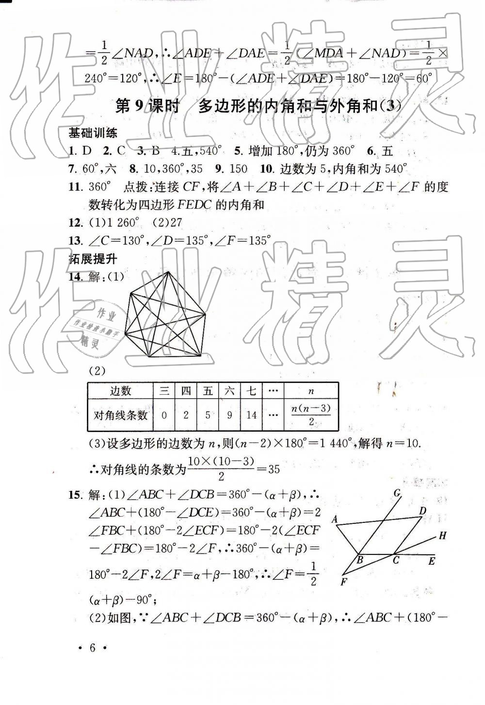 2019年綜合素質(zhì)隨堂反饋七年級數(shù)學(xué)下冊蘇科版 第6頁