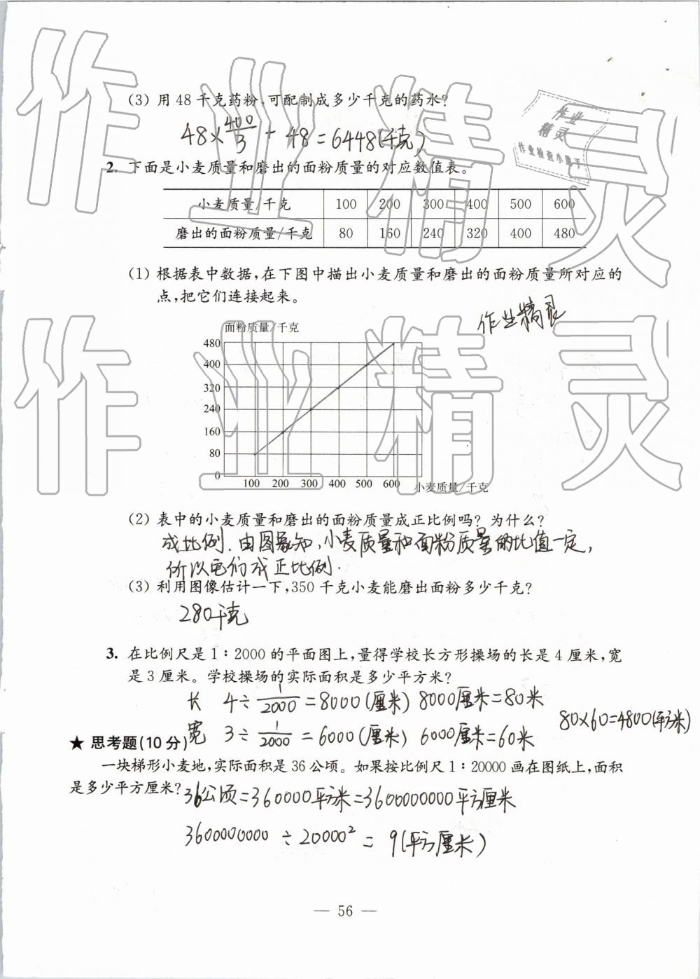 2019年強化拓展卷小學數(shù)學六年級下冊蘇教版提優(yōu)版 第56頁