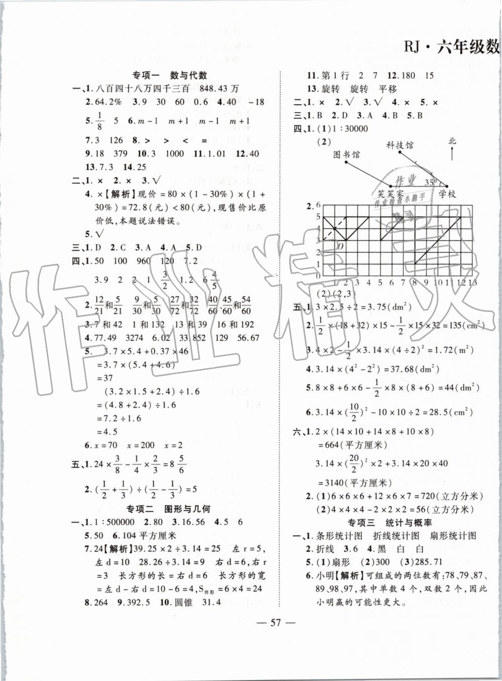 2019年全程無(wú)憂期末沖刺奪分卷六年級(jí)數(shù)學(xué)下冊(cè)人教版 第1頁(yè)