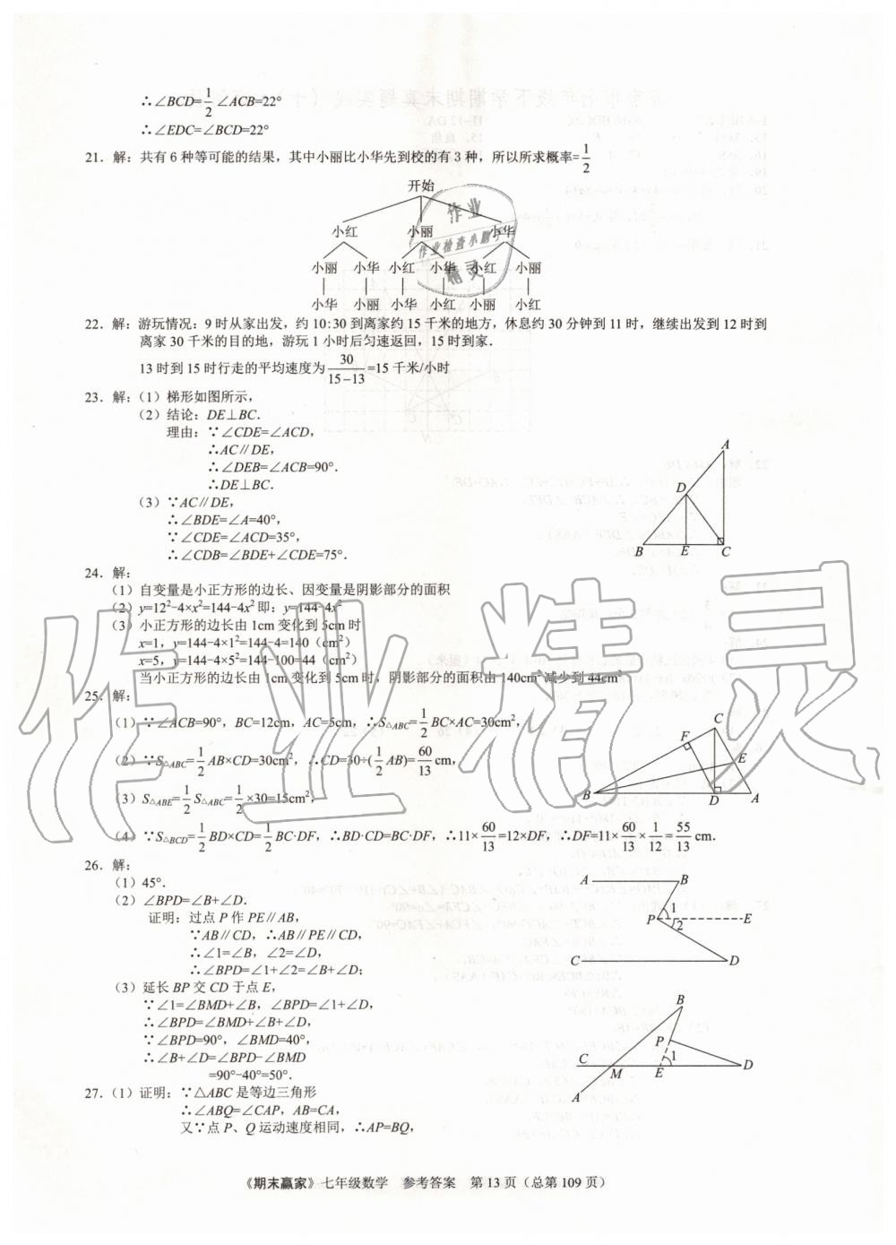 2019年期末赢家七年级数学下册济南地区专用 第13页