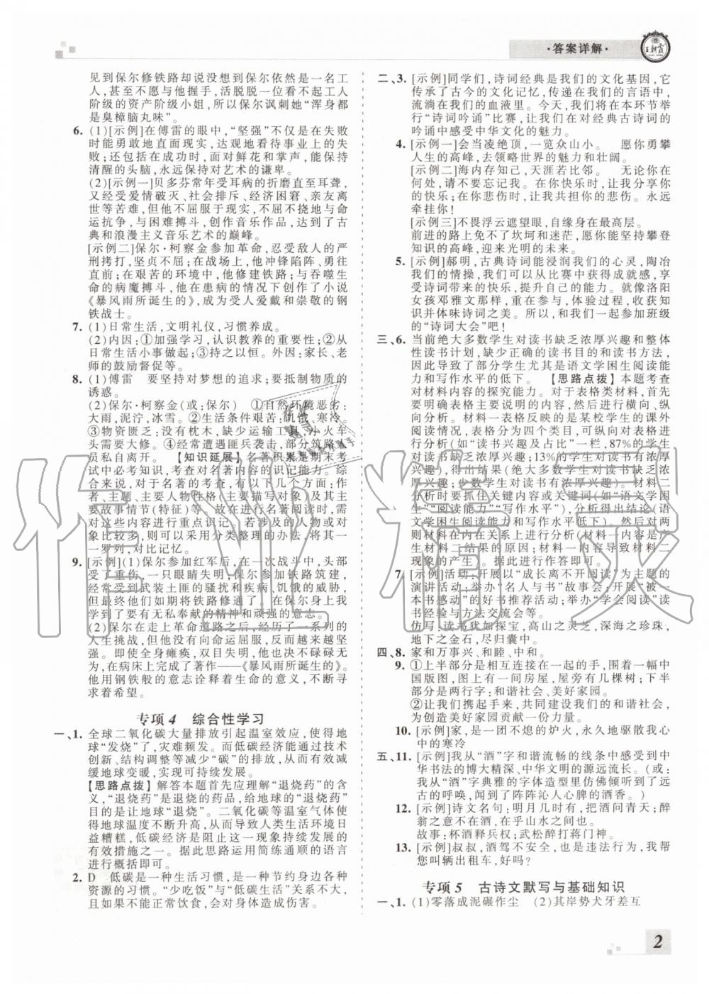 2019年王朝霞各地期末試卷精選八年級(jí)語(yǔ)文下冊(cè)人教版河南專(zhuān)版 第2頁(yè)