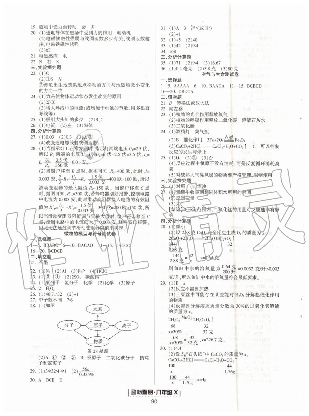 2019年勵(lì)耘書(shū)業(yè)浙江新期末八年級(jí)科學(xué)下冊(cè)浙教版 第12頁(yè)