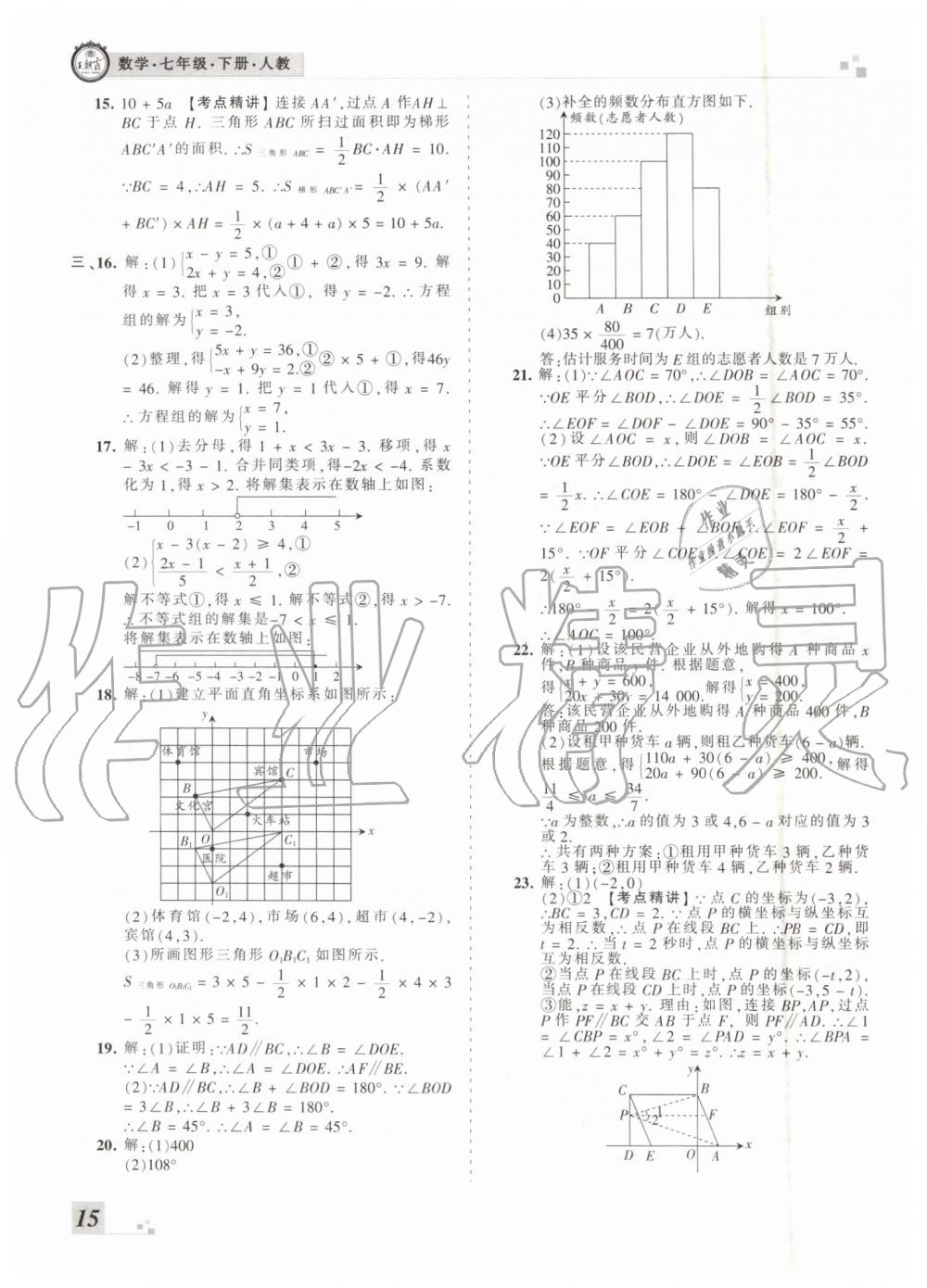 2019年王朝霞洛陽(yáng)各地期末試卷精選七年級(jí)數(shù)學(xué)下冊(cè)人教版 第15頁(yè)