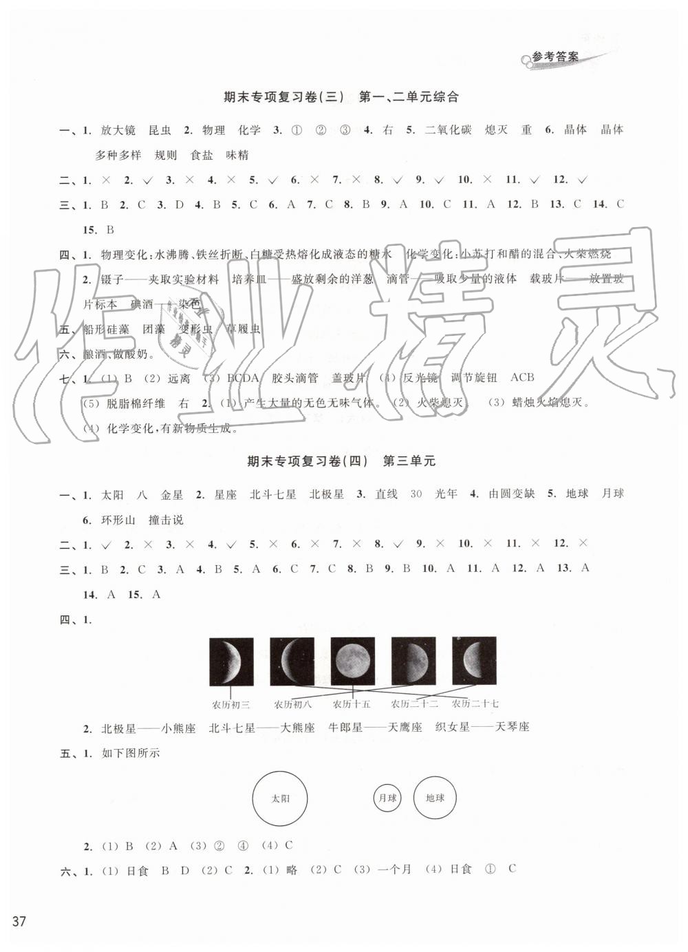 2019年各地期末名卷精選六年級(jí)科學(xué)下冊(cè)教科版 第2頁(yè)