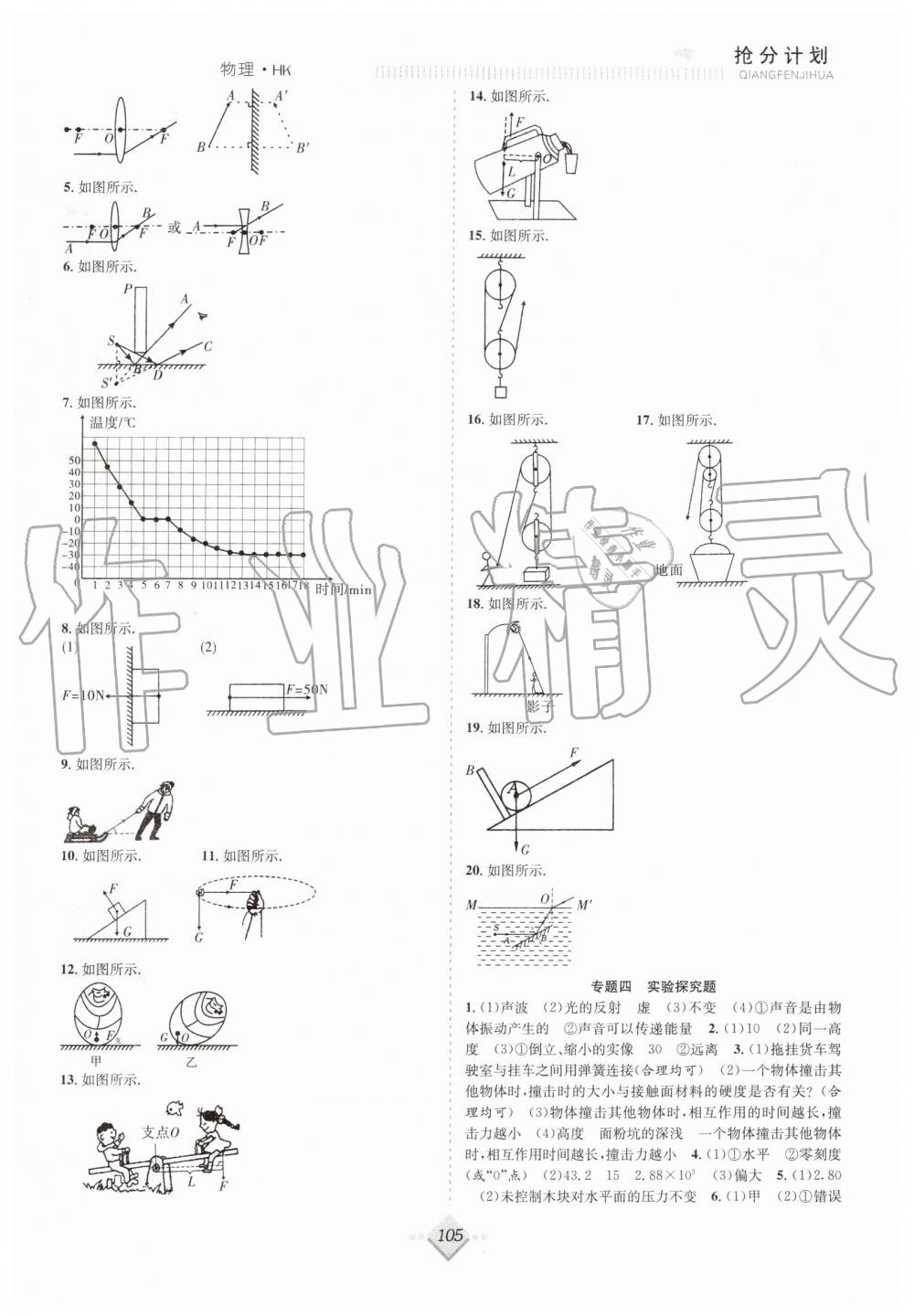 2019年贏在暑假搶分計(jì)劃八年級(jí)物理滬科版合肥工業(yè)大學(xué)出版社 第5頁(yè)