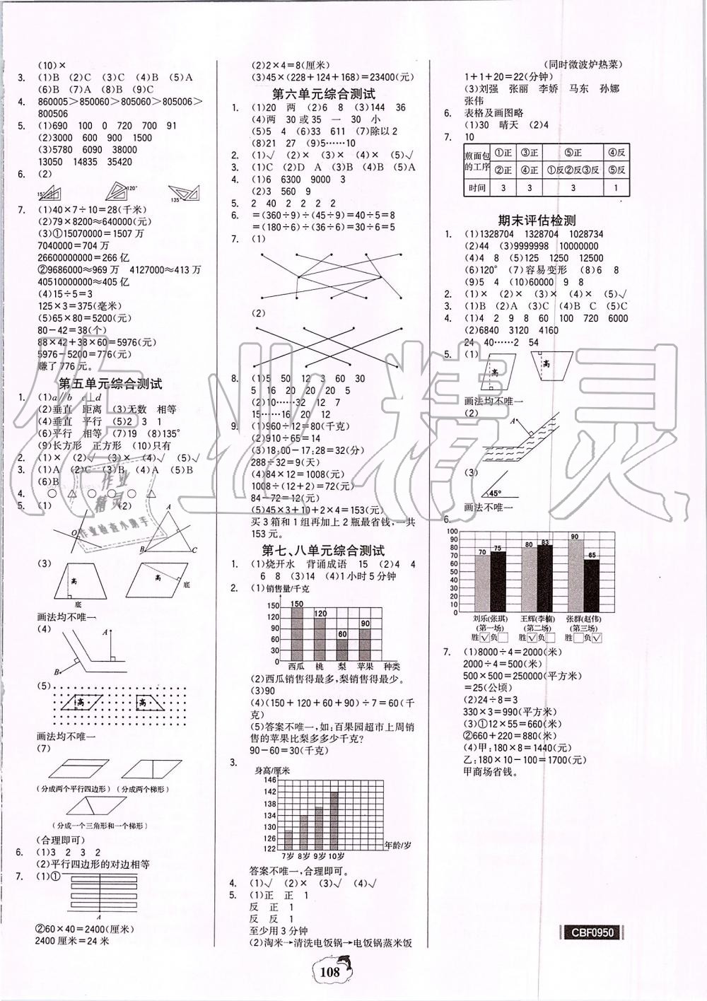 2019年世紀(jì)金榜金榜小博士四年級(jí)數(shù)學(xué)上冊(cè)人教版 第8頁(yè)