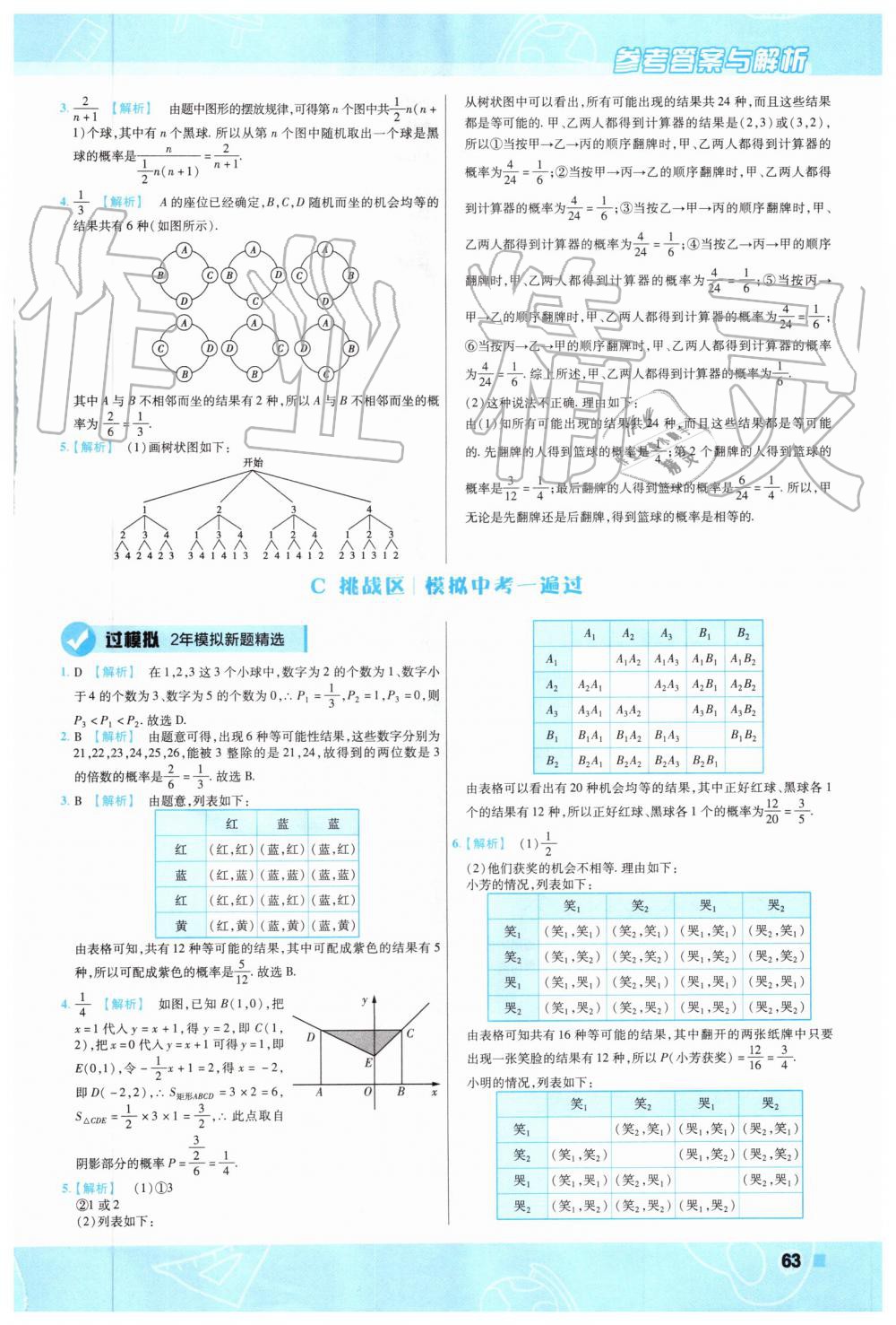 2019年一遍過初中數(shù)學(xué)九年級(jí)上冊華師大版 第63頁