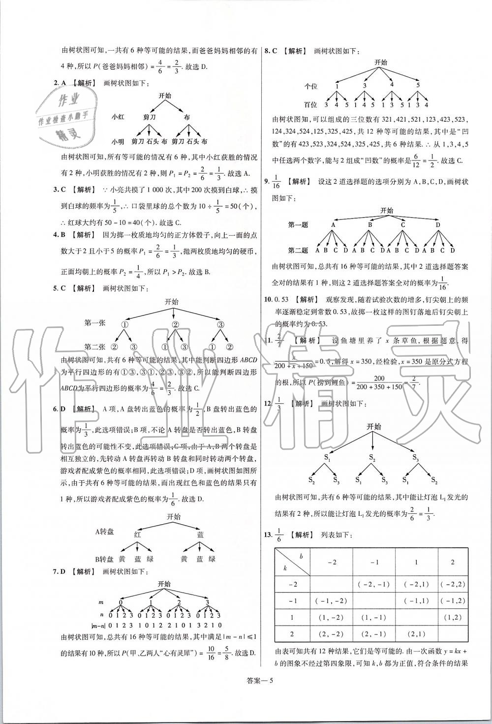 2019年一遍過初中數(shù)學(xué)九年級上冊北師大版 第57頁