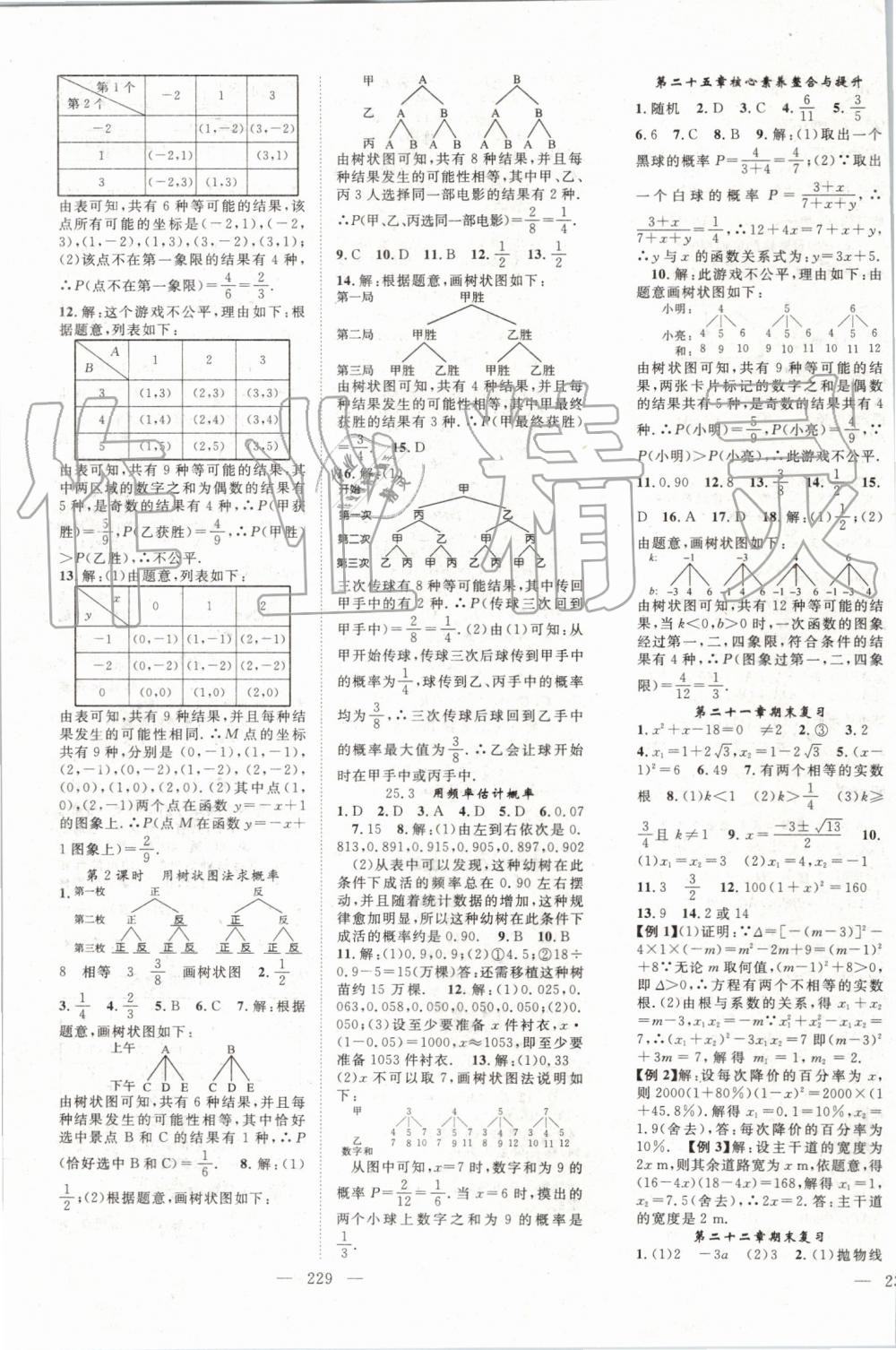 2019年名師學(xué)案九年級(jí)數(shù)學(xué)上冊(cè)人教版 第15頁(yè)