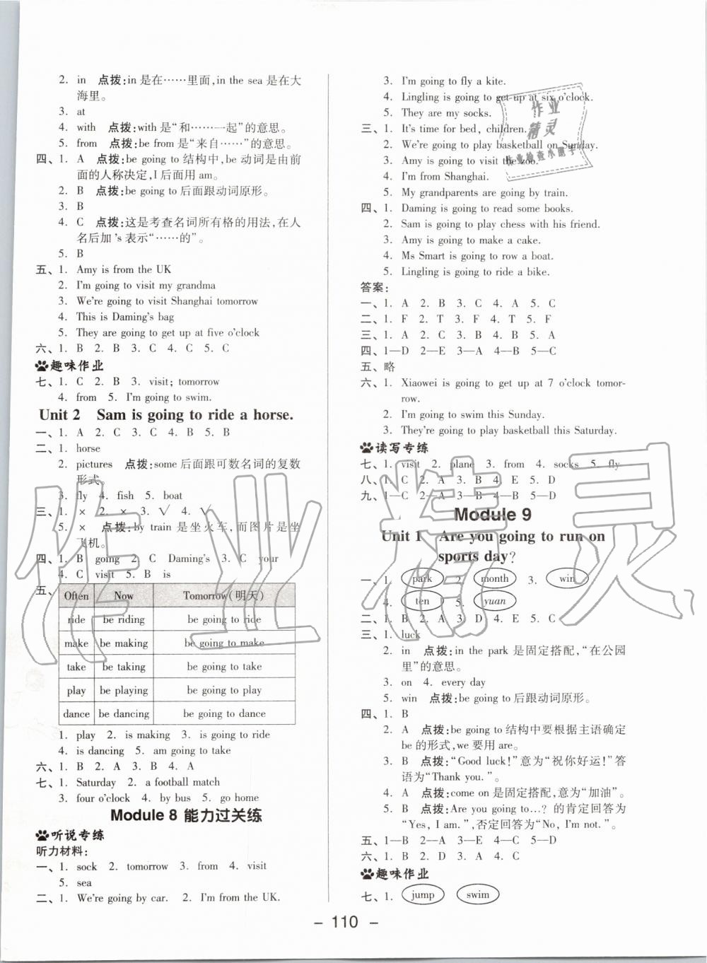 2019年綜合應(yīng)用創(chuàng)新題典中點(diǎn)四年級英語上冊外研版 第10頁